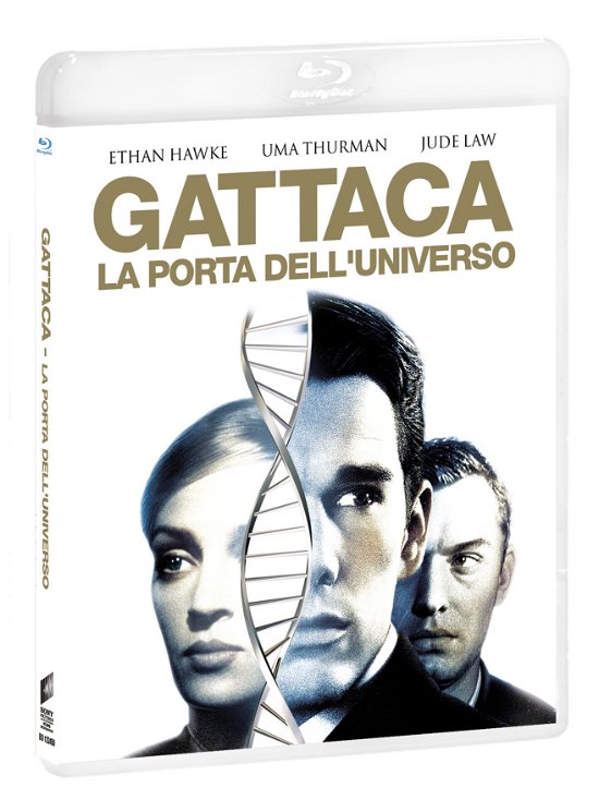 Cover for Ernest Borgnine,ethan Hawke,elias Koteas,jude Law,michael Nyman,tony Shalhoub,uma Thurman · Gattaca - La Porta Dell'universo (Blu-ray) (2012)