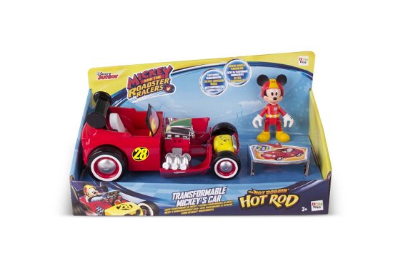 Cover for Imc Toys · 182813 - Mickeys Wandlungsfaehiges Auto - Rot (Legetøj)