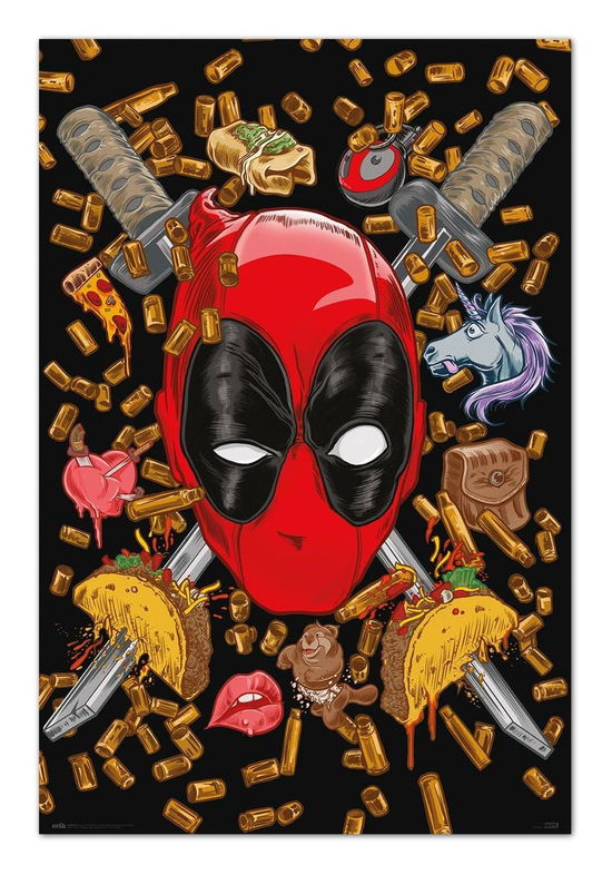 Cover for Deadpool · DEADPOOL - Bullets &amp; Chimichangas - Poster 61 x 91 (Spielzeug)