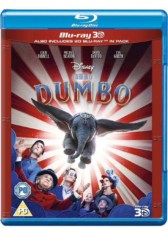 Dumbo (Live Action) 3D + 2D - Dumbo 3D + 2D - Movies - Walt Disney - 8717418547813 - July 27, 2019