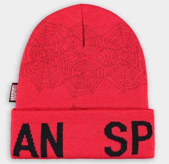 Cover for Marvel: Spider · Marvel: Spider-man - Turn-up Beanie Red (berretto) (Leksaker)