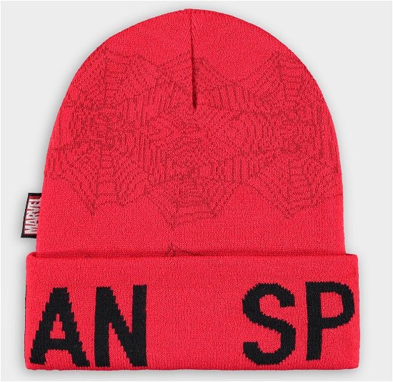 Cover for Marvel: Spider · Marvel: Spider-man - Turn-up Beanie Red (berretto) (Toys)