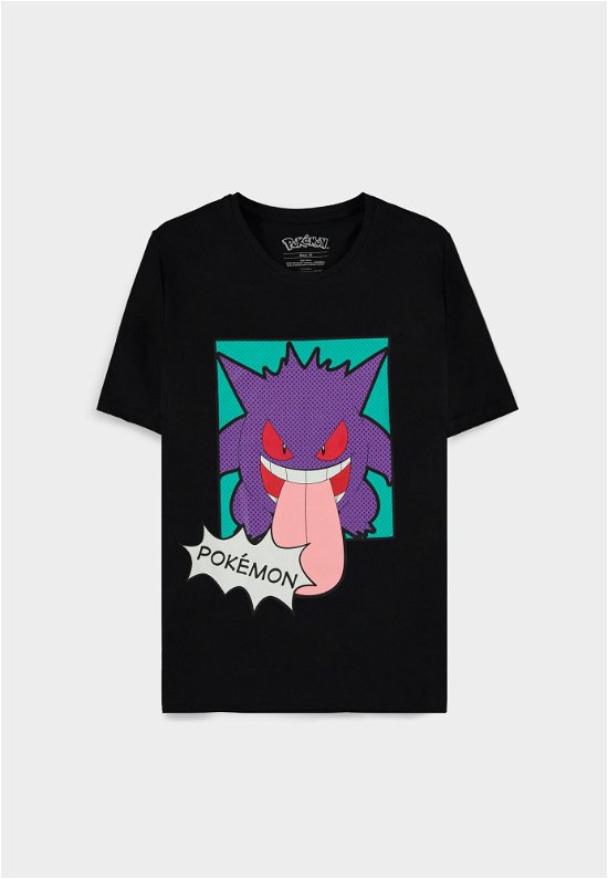 Cover for Pokemon · Gengar Lick - T-Shirt - S Short Sleeved T-Shirts M Black (DVD)