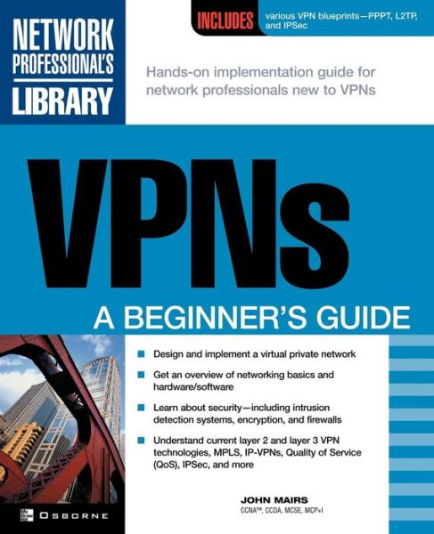 Cover for John Mairs · Vpns: a Beginner's Guide (Pocketbok) (2001)