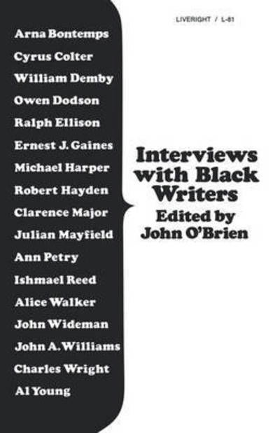 Cover for John O'Brien · Interviews with Black Writers (Paperback Book) (2024)