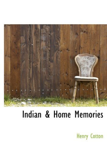 Cover for Henry Cotton · Indian &amp; Home Memories (Hardcover Book) (2009)