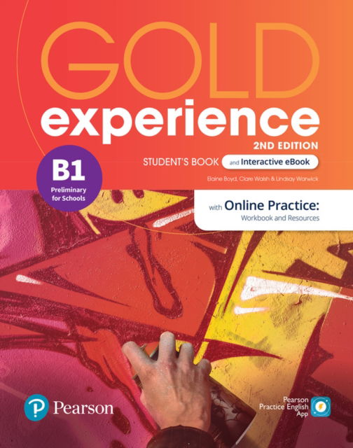 Cover for Gold Experience 2ed B1 Student's Book &amp; eBook with Online Practice (Book) (2021)