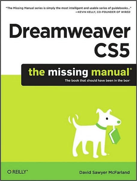 Cover for David Sawyer Mcfarland · Dreamweaver CS5: The Missing Manual: The Book That Should Have Been in the Box (Taschenbuch) (2010)