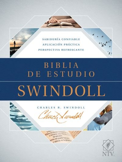 Cover for Tyndale · Biblia de estudio Swindoll NTV (Imiteret Læderbog) (2021)