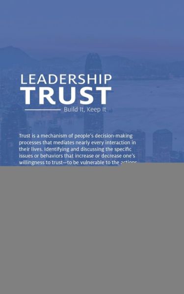 Cover for Christopher Evans · Leadership Trust: Build It, Keep It (Taschenbuch) (2020)