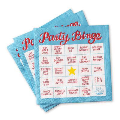 Cover for Em &amp; Friends · Em &amp; Friends Party Bingo Cocktail Napkins, Pack of 20 (MERCH) (2019)