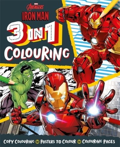 Marvel Avengers Iron Man: 3 in 1 Colouring - Marvel Entertainment International Ltd - Bøger - Bonnier Books Ltd - 9781803686813 - 30. april 2023