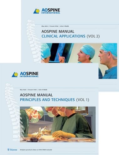 Cover for Max Aebi · AO Spine Manual, Volume 1: Principles and Techniques Volume 2: Clinical Applications - AO-Publishing (Inbunden Bok) (2007)