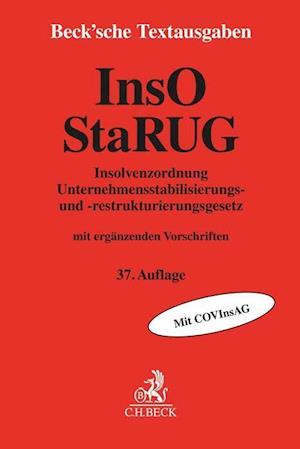 Cover for Beck C. H. · Insolvenzordnung / Unternehmensstabilisierungs- und -restrukturierungsgesetz (Paperback Book) (2021)