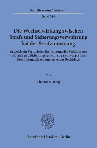 Cover for Giering · Die Wechselwirkung zwischen Str (Bok) (2018)