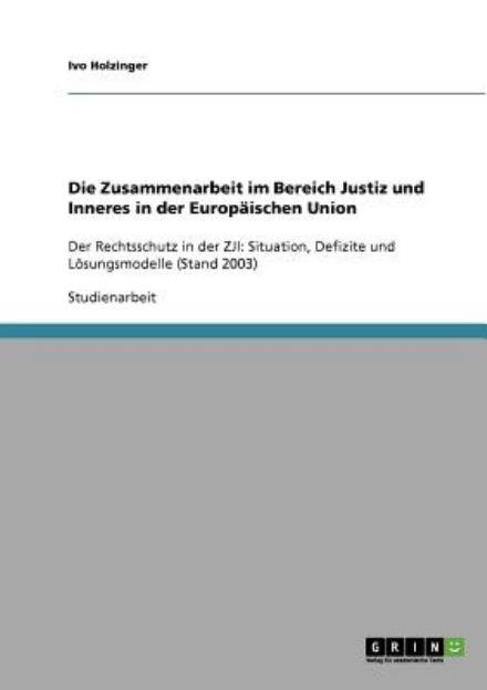 Cover for Holzinger · Die Zusammenarbeit im Bereich (Book) [German edition] (2013)