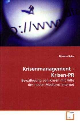 Cover for Baier · Krisenmanagement - Krisen-PR (Bog)