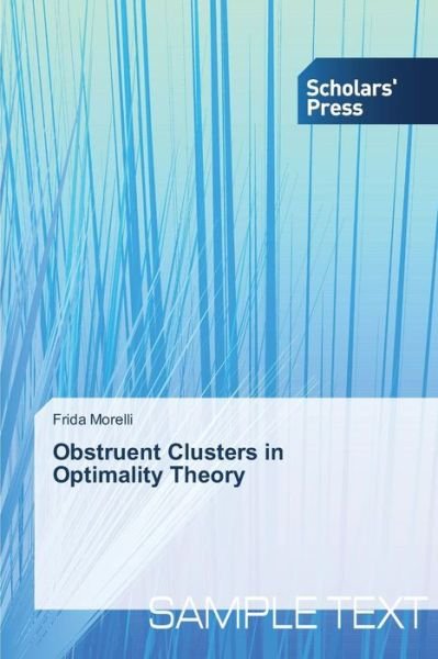 Cover for Frida Morelli · Obstruent Clusters in Optimality Theory (Paperback Book) (2014)