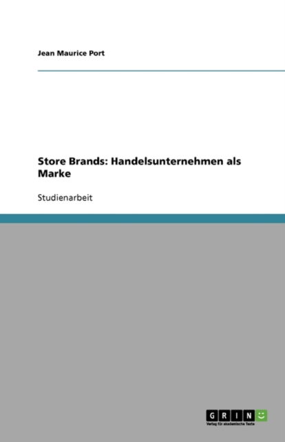 Cover for Port · Store Brands: Handelsunternehmen a (Book) [German edition] (2009)