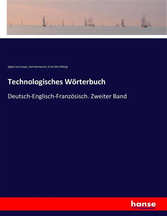 Cover for Hoyer · Technologisches Wörterbuch (Book) (2017)