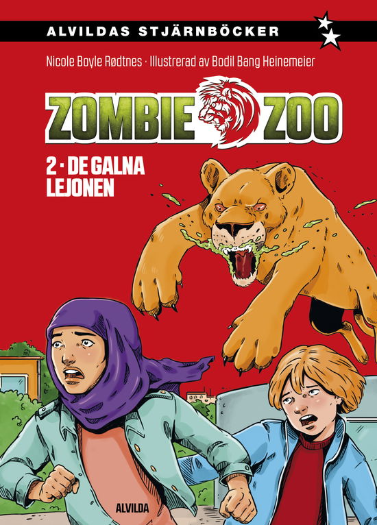 Cover for Nicole Boyle Rødtnes · Zombie zoo 2: De galna lejonen (Hardcover Book) (2025)