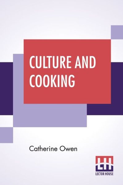 Cover for Catherine Owen · Culture And Cooking (Paperback Book) (2019)