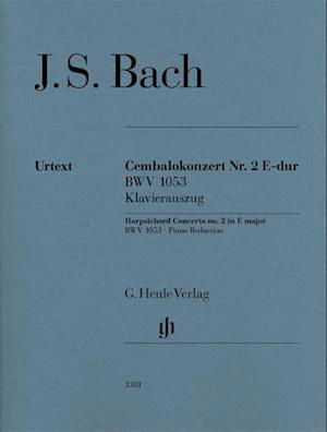 Cover for Johann Sebastian Bach · Harpsichord Concerto no. 2 E major BWV 1053 (Klavierauszug) (Paperback Book) (2021)