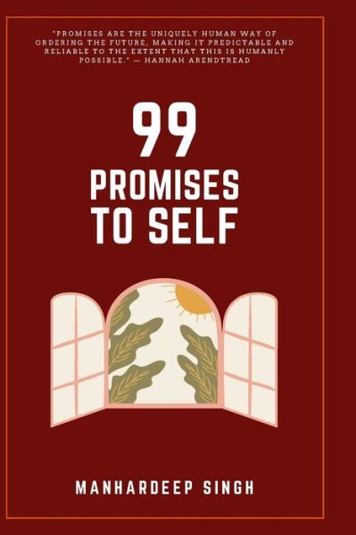 Cover for Manhardeep Singh · 99 Promises to Self (Paperback Book) (2020)