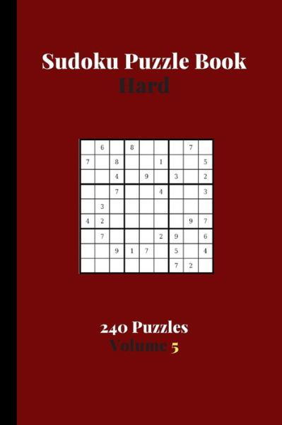 Cover for Eas Smart Publishing · Sudoku Puzzle Book Hard 240 Puzzles Volume 5 (Paperback Bog) (2020)