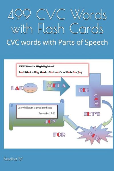 Cover for Kavitha M · 499 CVC Words with Flash Cards (Paperback Book) (2020)