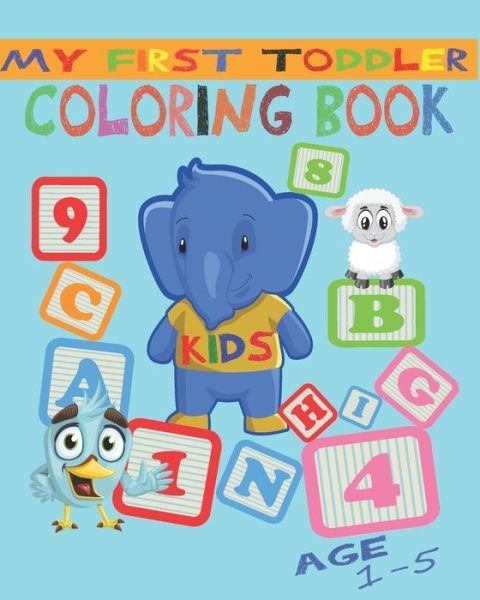 Cover for Coloring Book · My First Toddler Coloring Book Age 1-5 (Paperback Book) (2020)
