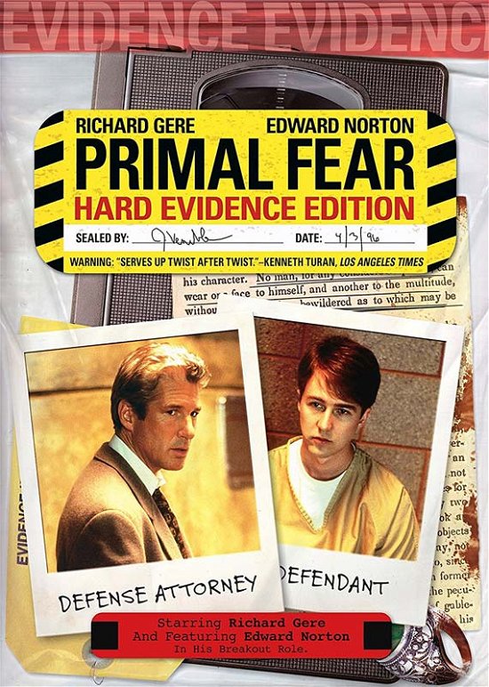 Cover for Primal Fear (DVD) (2017)