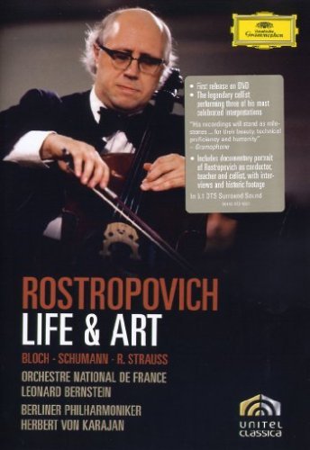 Cover for Rostropovich Mstislav · Life &amp; Art (DVD) (2008)