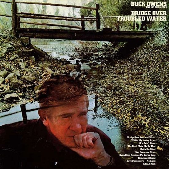 Cover for Buck Owens &amp; His Buckaroos · Bridge over Troubled Water (Clear Vinyl) (LP) (2021)
