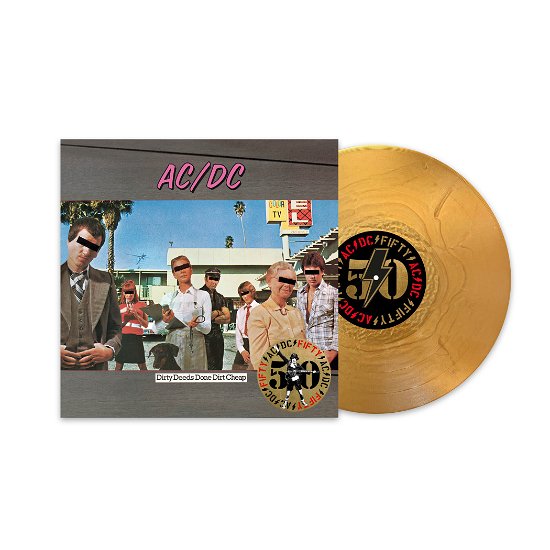 Cover for Ac/Dc · Dirty Deeds Done Dirt Cheap (LP) [Limited Gold Vinyl edition] (2024)