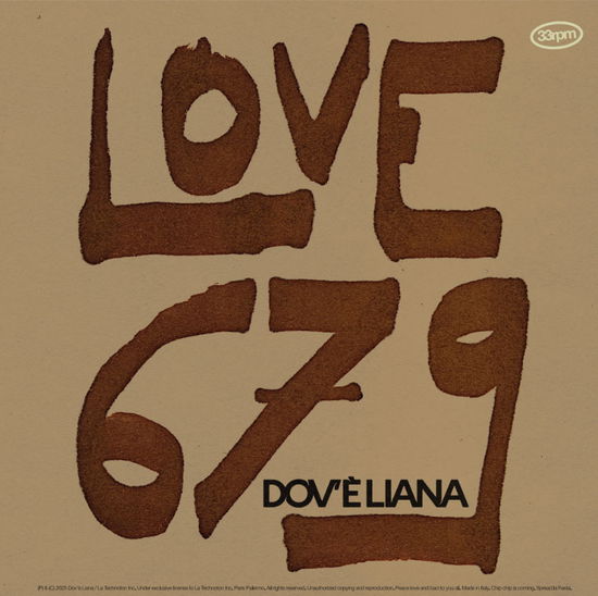 Cover for Liana Dov'e · Love 679 &amp; Live 679 (LP) (2025)