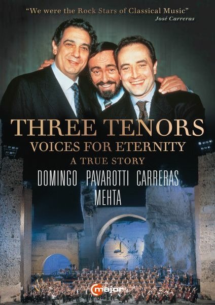 Cover for Placido Domingo; Luciano Pavarotti; Jose Carreras; Zubin Mehta · Three Tenors  Voices for Eternity (DVD) (2022)
