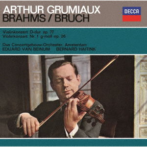 Cover for Brahms / Bruch / Grumiaux,arthur · Brahms &amp; Bruch: Violin Concertos (CD) [Japan Import edition] (2021)