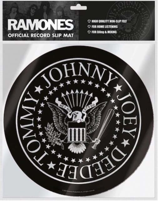 Cover for Ramones · Ramones Logo Slipmat (Vinyltillbehör)