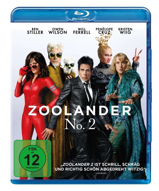 Cover for Ben Stiller,owen Wilson,will Ferrell · Zoolander 2 (Blu-ray) (2016)