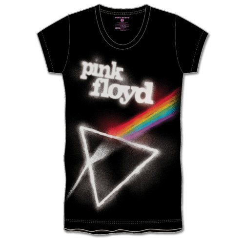 Pink Floyd Ladies T-Shirt: Dark Side of the Moon - Pink Floyd - Produtos - Perryscope - 5055295341814 - 