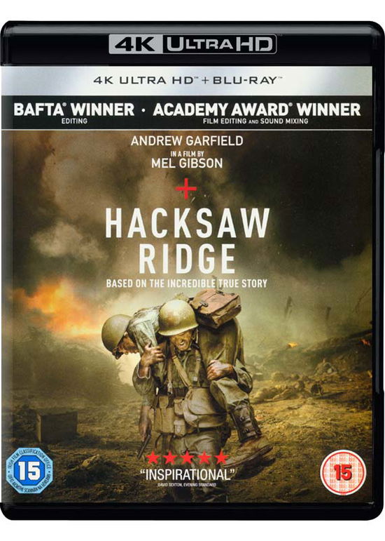 Cover for Hacksaw Ridge (4k Blu-ray) (Blu-ray)