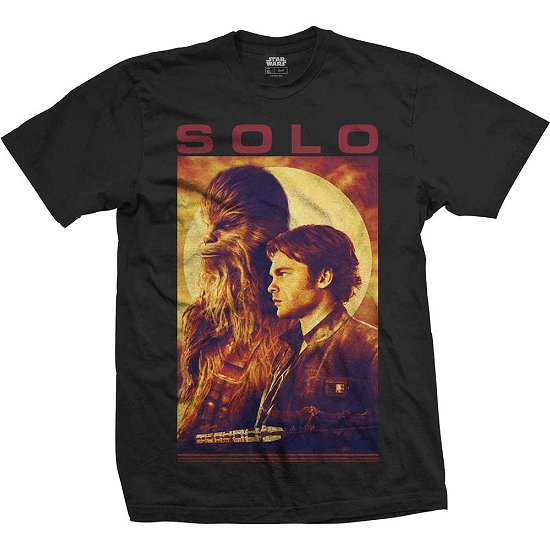 Cover for Star Wars · Star Wars Unisex T-Shirt: Solo Profile (CLOTHES) [size L] [Black - Unisex edition]