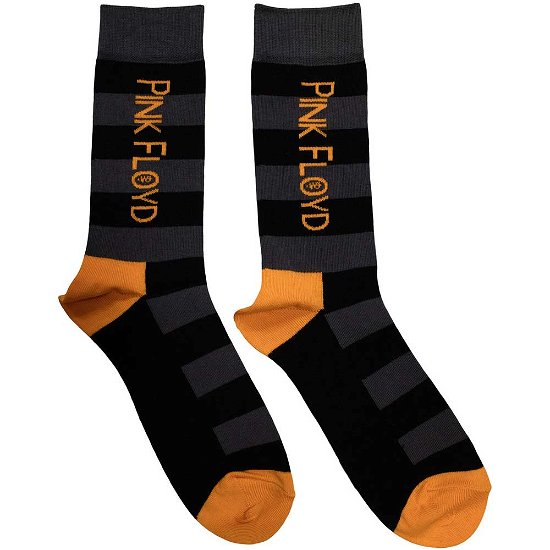 Pink Floyd Unisex Ankle Socks: Orange Logo (UK Size 6 - 11) - Pink Floyd - Merchandise -  - 5056737219814 - 