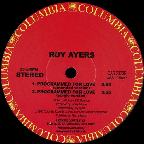 Programmed For Love - Roy Ayers - Musique - COLUMBIA - 5060202592814 - 15 septembre 2017