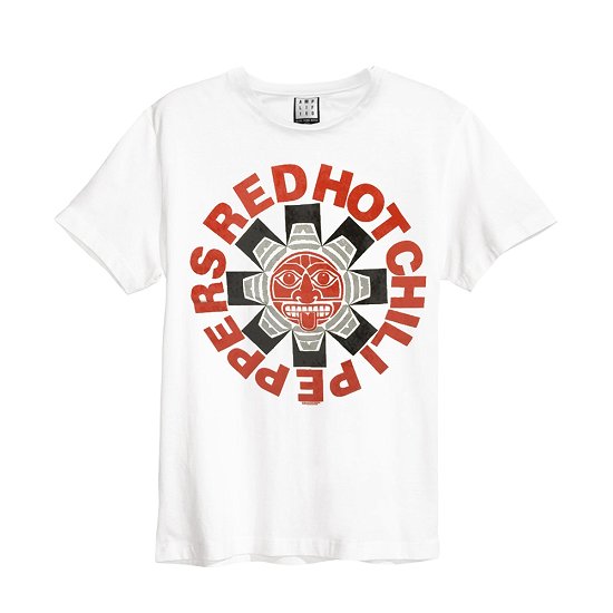 Cover for Red Hot Chili Peppers · Red Hot Chili Peppers Unisex T-Shirt: Aztec (T-shirt) [size M] [White - Unisex edition] (2018)
