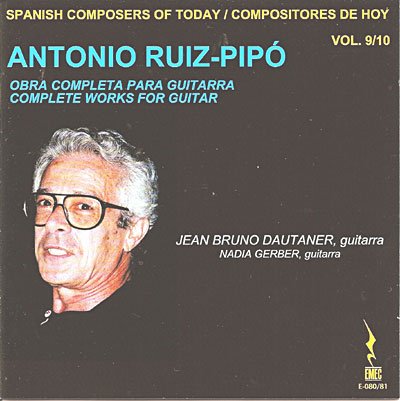 Cover for Ruiz-pipo / Dautaner / Gerber · Spanish Composers of Today (CD) (2013)