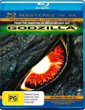 Godzilla - Godzilla - Film - UNIVERSAL SONY PICTURES P/L - 9317731105814 - 1. mai 2014