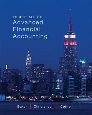 Cover for Richard Baker · Loose Leaf Essentials of Advanced Financial Accounting with Connect Access Card (Print) (2010)