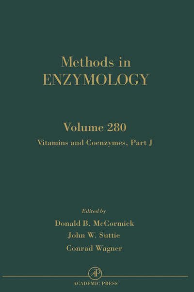 Cover for Sidney P Colowick · Vitamins and Coenzymes, Part J - Methods in Enzymology (Hardcover Book) (1997)